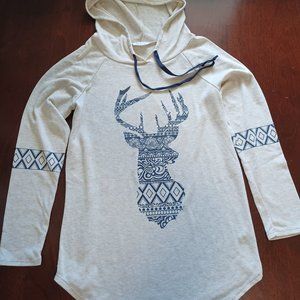 Free kisses Size L long sleeve Hooded top